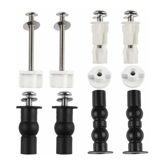 Toilet Seat Replacement Back Nuts Bottom Fixing Bolt 7.5cm Screw Washers Kit