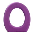 thumbnail image 1 of Toilet Seat Riser for Seniors - Adds 2 inches - Universal Fit - FIRM Raised Toilet Seat Cushion with High-Density Foam for enhanced Comfort & Elevation. Post-Surgery Must Have (Purple), 1 of 5