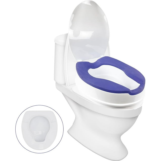 Toilet Seat Risers for Seniors 5.71 inch,Raised Toilet Seat for Seniors