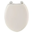 thumbnail image 1 of Yibooy Toilet Seat Round，Comfortable Potty Seat，Plastic Toilet Seat with Soft Close, Easy Install and Clean(White), 1 of 7
