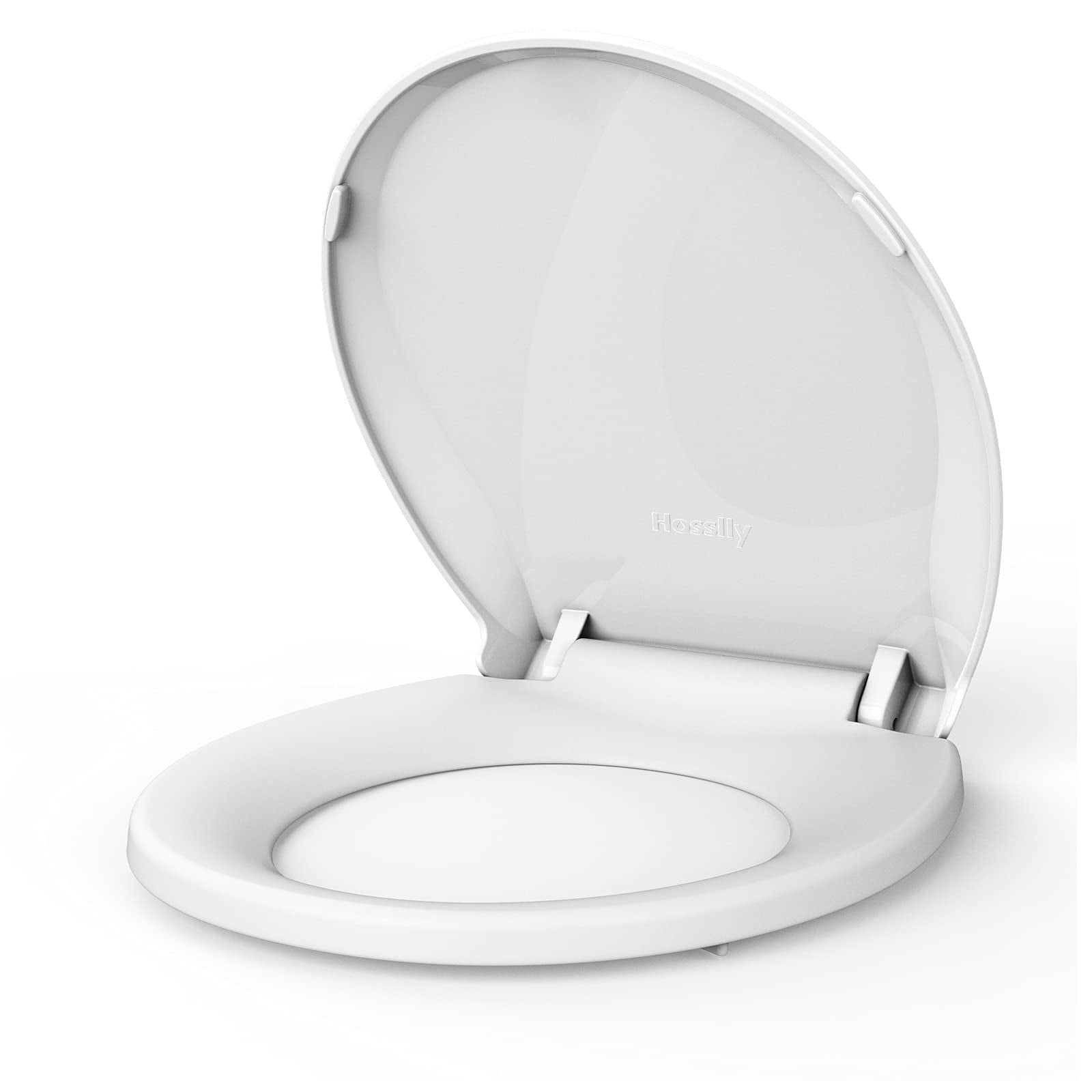 Toilet Seat, Round Toilet Seat with Slow Soft Close, Durable Toilet