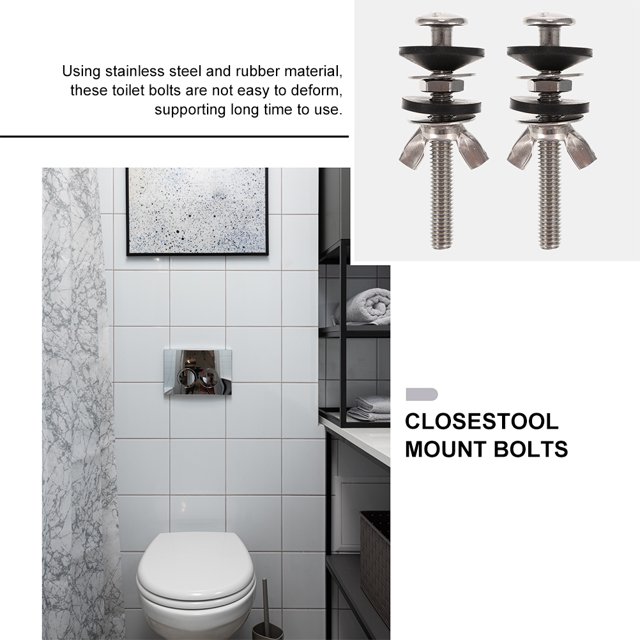 Toilet Seat Screws 2 Pcs Toilet Seat Screws Closestool Mount Bolts Screws Toilet Seat Fixing