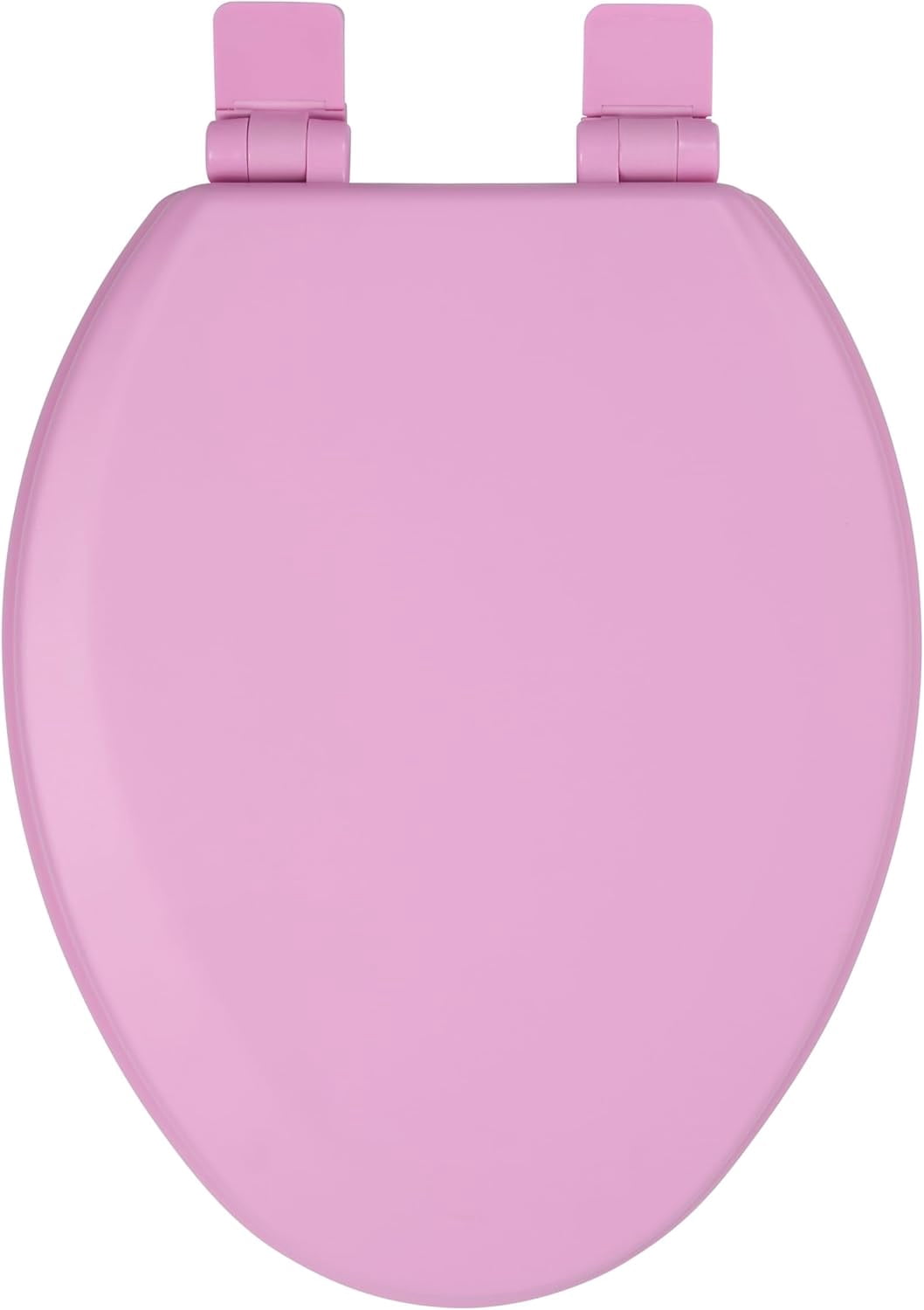 Toilet Seat, Slow Close, Soft Touch, Ultra-Smooth Matte Finish (No Orange-Peel Texture), Premium Moulded Wood, Quick Release,  (Pink, Elongated)