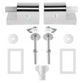 Toilet Seat Soft Close Hinge Replacement Kit For Installing Fixed