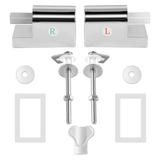 Toilet Seat Soft Close Hinge Replacement Kit for Installing Fixed Toilet Seat