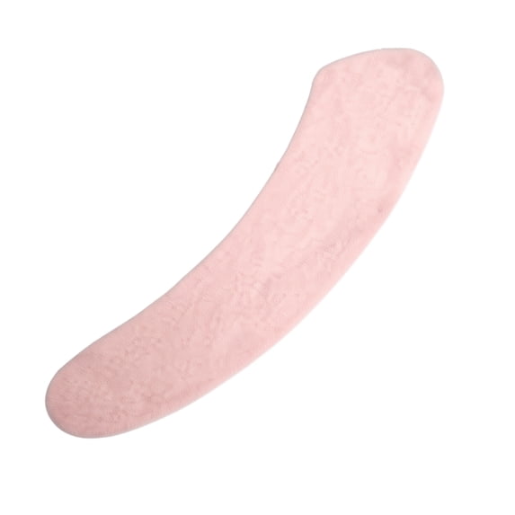 Toilet Seat Sticker, Pink Solid Color Flocked Adhesive, 1 Pack Non Slip Warm Plush Pad, For Bathroom Home Hotel Household Toilet Liner Seat Cushion Cover Accessories