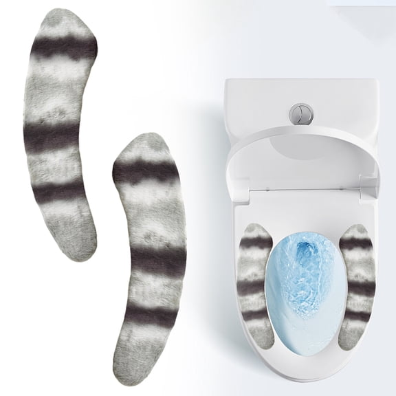 Toilet Seat Warmer Cover, Thick and Warm Toilet Seat Cushion Cover, Memory Foam Toilet Seat Pad, Non Slip Comfortable Toilet Cover Pad, Reusable Toilet Lid Seat Cover Pads