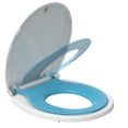 thumbnail image 1 of Toilet Seat with Built-in Potty Training Seat, Kids Potty Training Toilet Seat with Slow Close and Magnets, 1 of 6