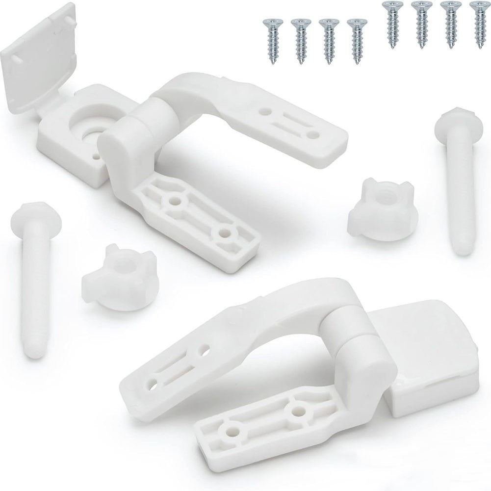 Toilet Seats Plastic Hinge Kit Replacement Parts With Bolts Screws And Nuts