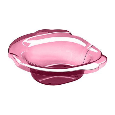 Toilet Sitz Bath Hip Basin Bidet with Tick Marks Large Capacity Squat Free Hip Bath Reusable for Washing Postpartum Care Basin Women Elderly red
