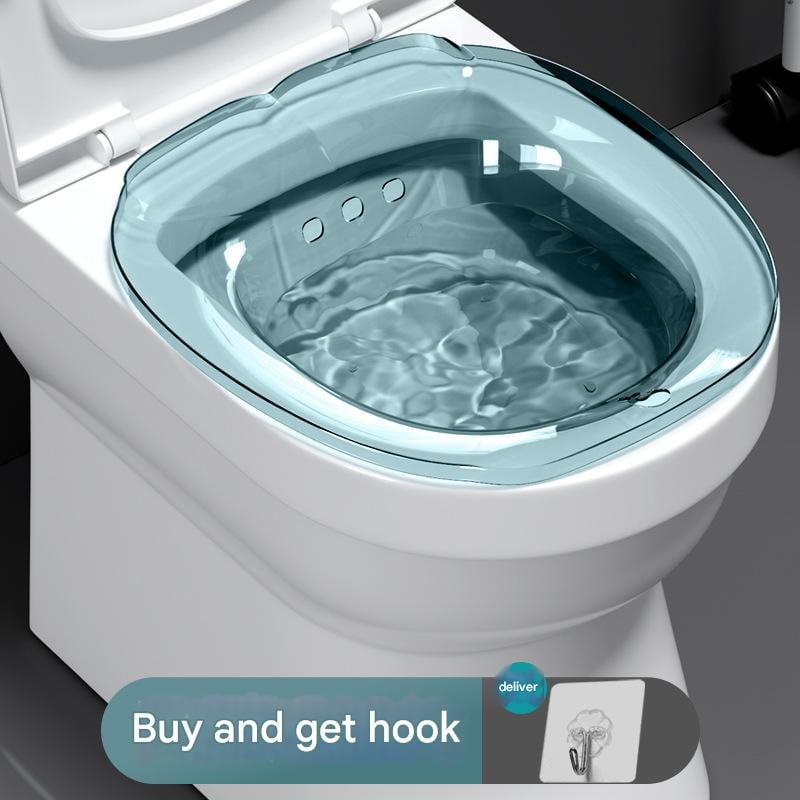 Toilet Sitz Bath Soak Basin - Postpartum & Hemorrhoid Relief Bidet for ...
