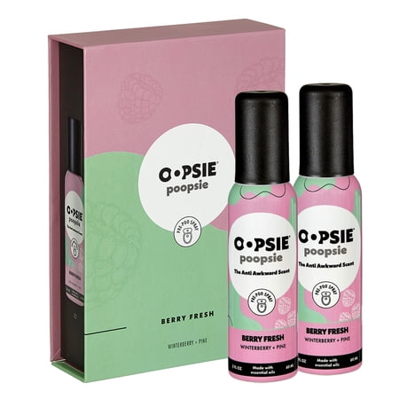 Toilet Spray Berry Fresh Giftable 2 Pack Single Scent 2oz