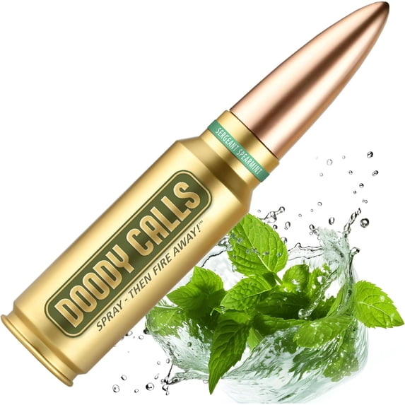 Toilet Spray (Previously Call of Doody) - Poop Odor Eliminator, Use Before You Go, Bathroom Essentials, Air Freshener, Great Gift! (Spearmint)