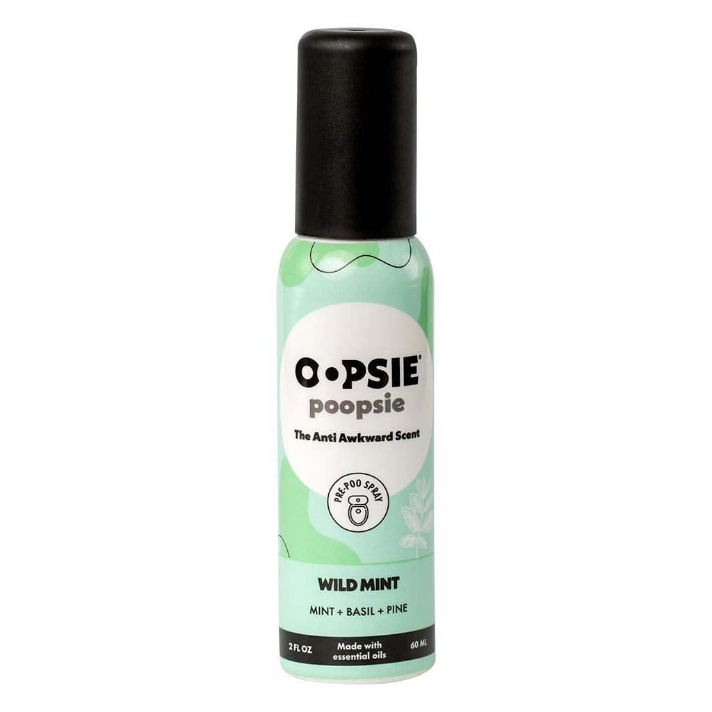 Wild Mint Essential Oil Pre-Poo Toilet Spray, 2oz