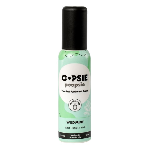 Toilet Spray Wild Mint Single Bottle 2oz