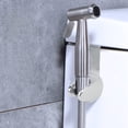 thumbnail image 1 of Toilet Sprayer Holder Hanging Bracket Bidet Hook Bathroom Accessory, 1 of 8