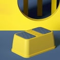 thumbnail image 1 of Toilet Step Stool for Kids,Anti-Slip Sturdy Toddler Two Step Stool, Plastic Non Slip Heavy Duty Rollover Prevention Stools for Toilet Potty Training, Bathroom,Kitchen,Bathroom Sink[Yellow 1 Layer ], 1 of 5