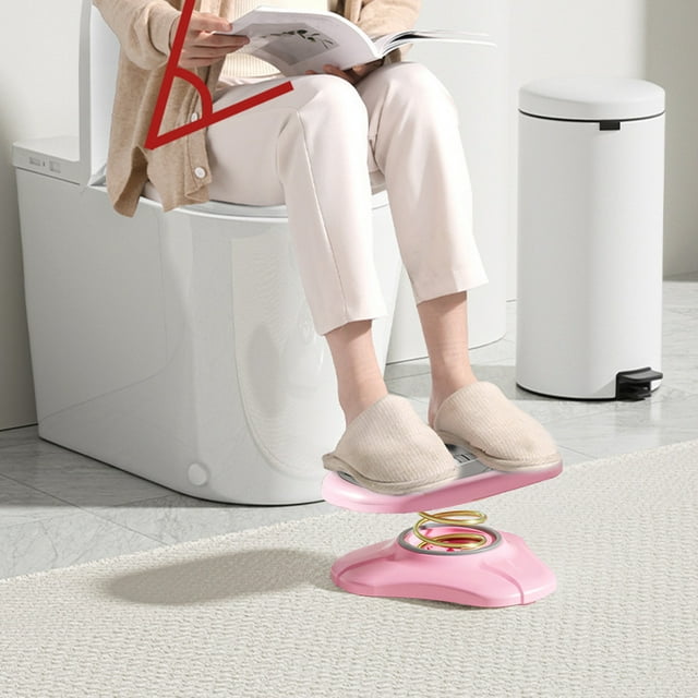 Toilet Stool Squat Adult, Height Adjustable Poop Stool for Bathroom with Storage Box, Portable Non-Slip Potty Step Stool for Adults, Improve Squatting Posture - Bowel Health & Relieves Constipation