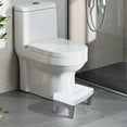 thumbnail image 1 of Toilet Stool Squatting Footrest | Ergonomic Adjustable Bathroom Potty Stool for Constipation Relief Hemorrhoid Aid | Non-Slip Heavy Duty Plastic | 6.7 Inch High | Universal Fit for Adults & Kids | 1, 1 of 5