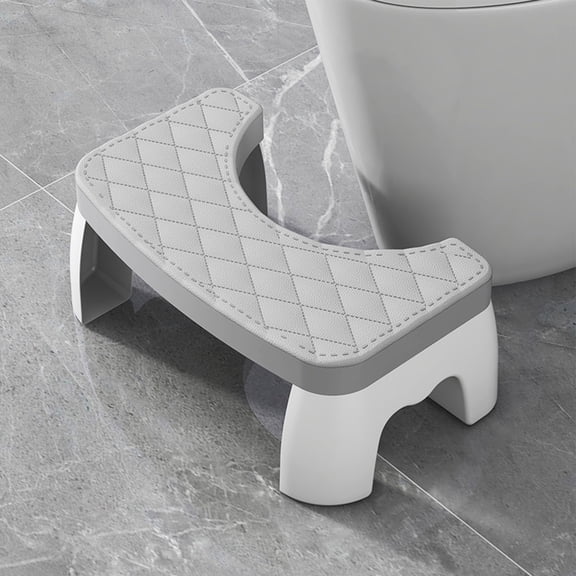 Toilet Stool Squatting Poop Stool Bathroom Potty Step Stool for Adults Kids Toilet Assistance Steps Detachable Stackable Footrest for Home Bathroom Use - 1 Pack