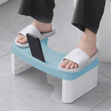 Toilet Stool Squatting Poop Stool Bathroom Potty Step Stool Toilet Assistance Steps Step Stool Fits All Toilets Detachable Stackable