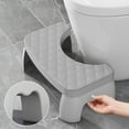 thumbnail image 1 of Toilet Stool for Squatting Position | Adjustable Height Bathroom Step Stool | Foldable & Stackable Design | 1-Piece, 1 of 6