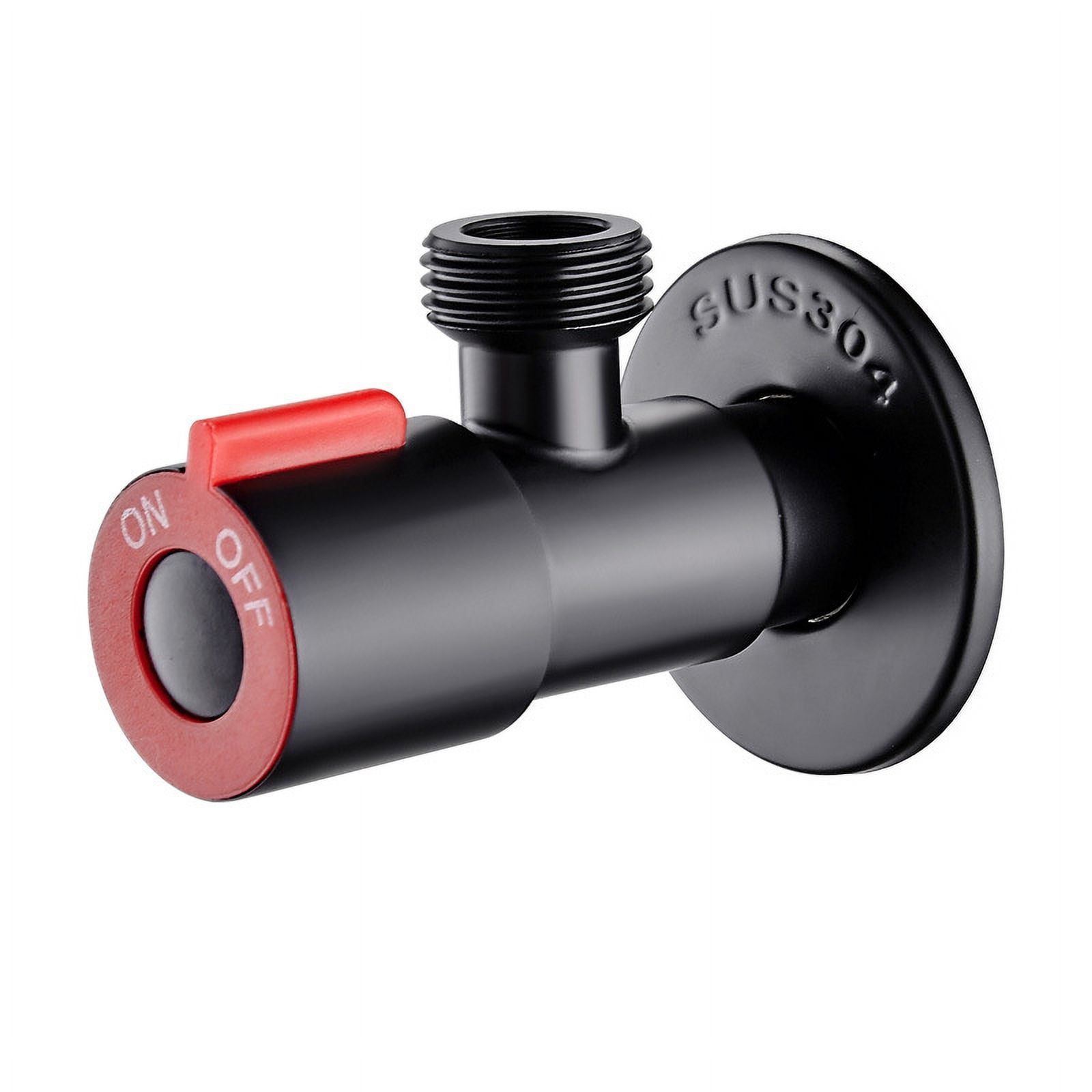Toilet Stop Valve Bathroom Toilet Angle Valve Stainless Steel Water 3way Shut Off Valve