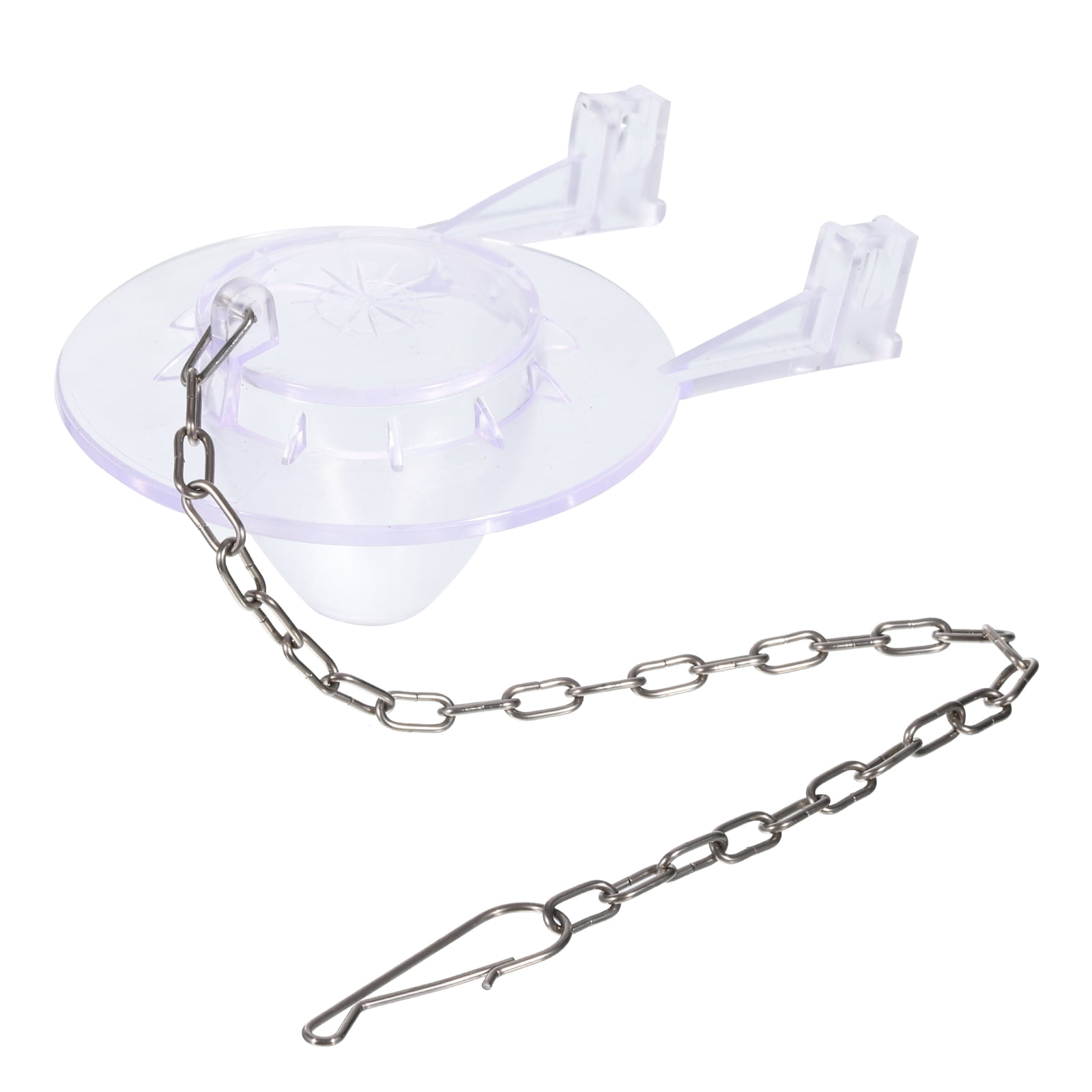 Toilet Stopper Flapper, 1pcs Fit 2" Flush Valve Toilet Leaking Flapper (Transparent, 4.21"x2.95