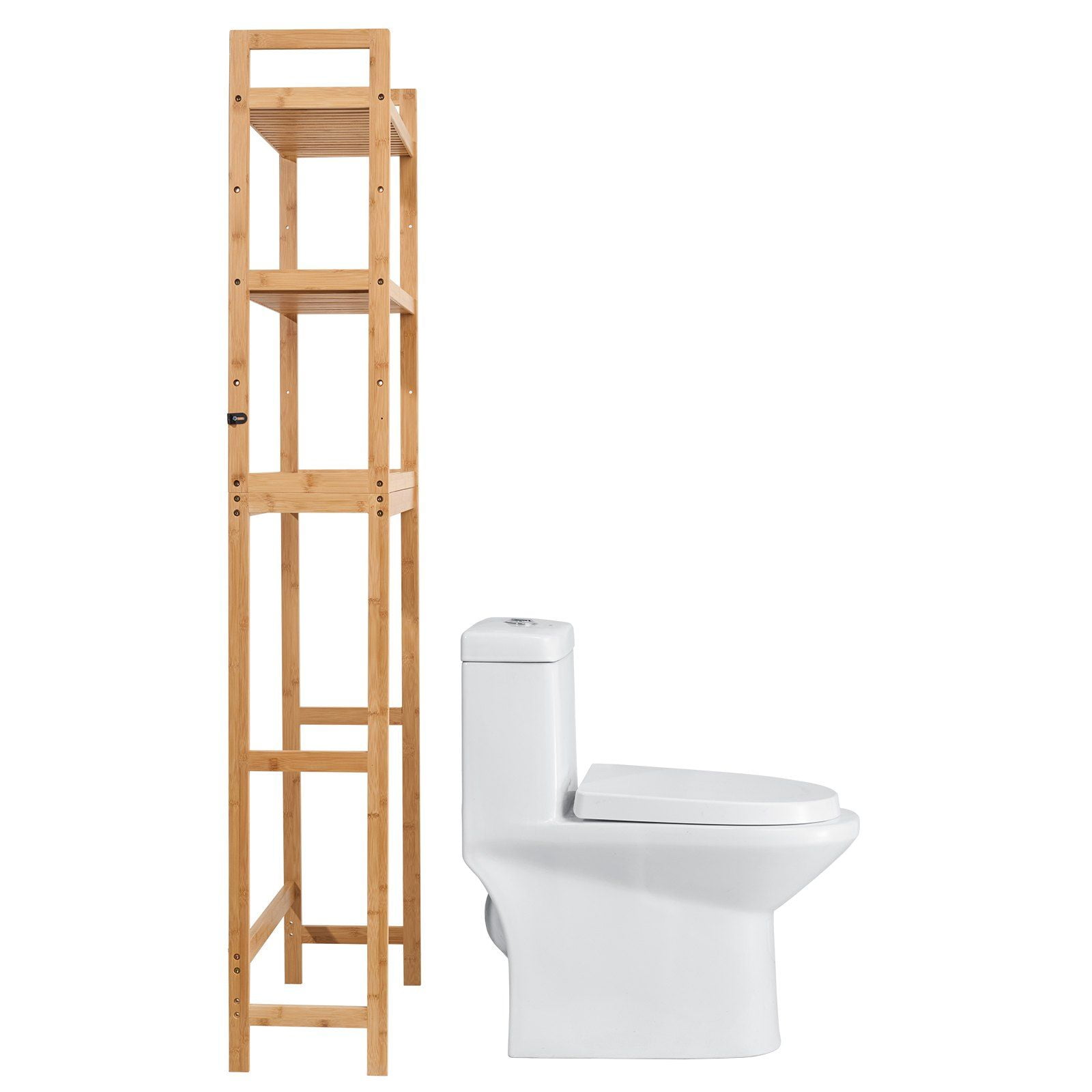Over the Toilet Storage 3-Tier Bathroom Shelf Rack Space Saver ...