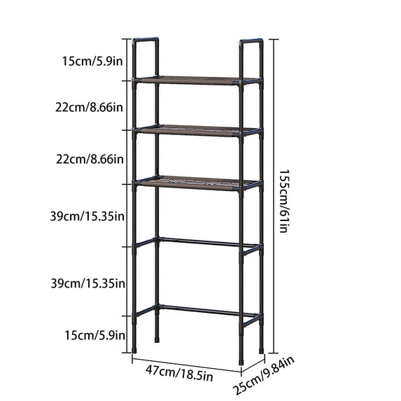 Toilet Storage Rack Over Toilet Storage Rack 3-Tier Bathroom Organizer Shelf Space Saver forBathroom Essentials No Drill Installation Bathroom Organizer