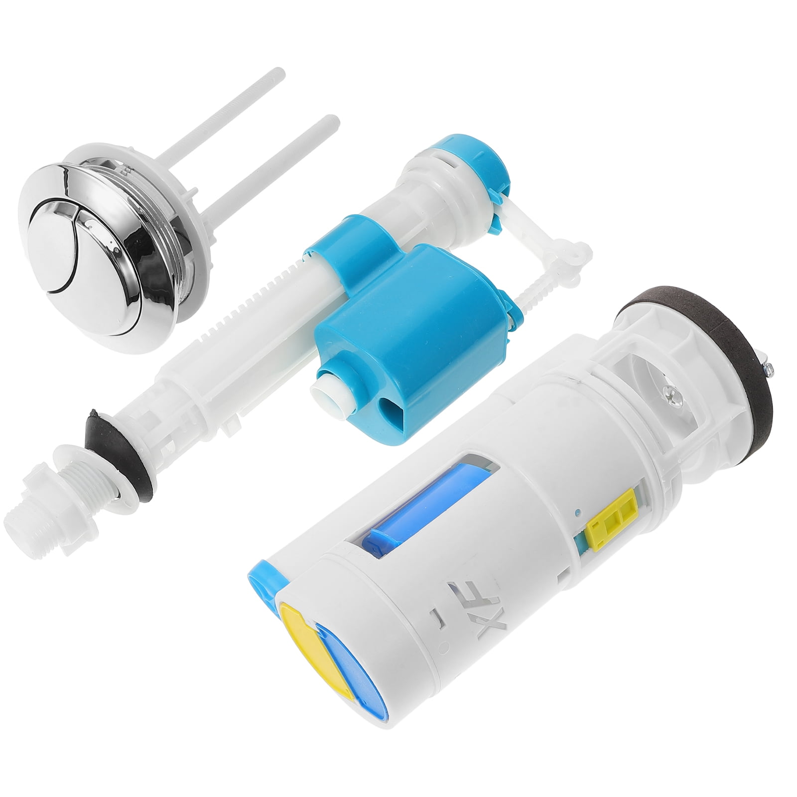 Toilet Tank Accessories Toilet Tank Parts Push Button Toilet Flush Valve Replacement Kit Dual