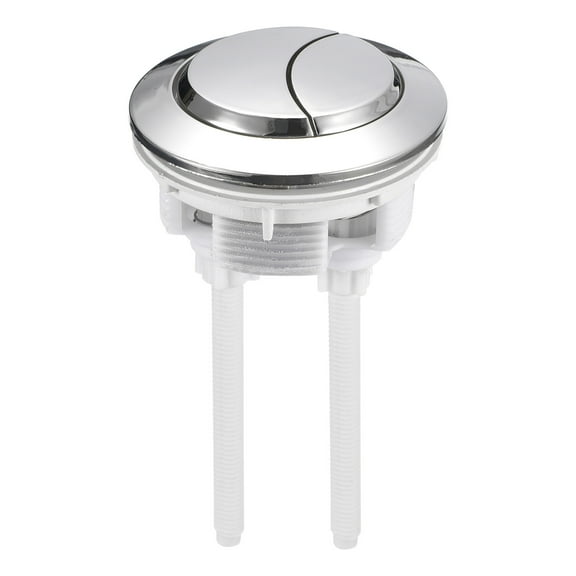 Toilet Tank Button 1 Pack Dual Push Flushing Toilet Button for 58mm(2.28") Hole