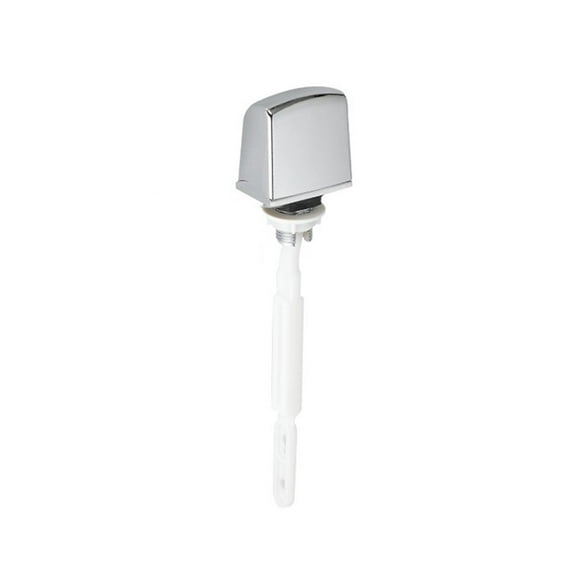 Toilet Tank Button Abs Chrome Toilet Flush Lever Switch Button Side Front Replacement Push Button For Bathroom