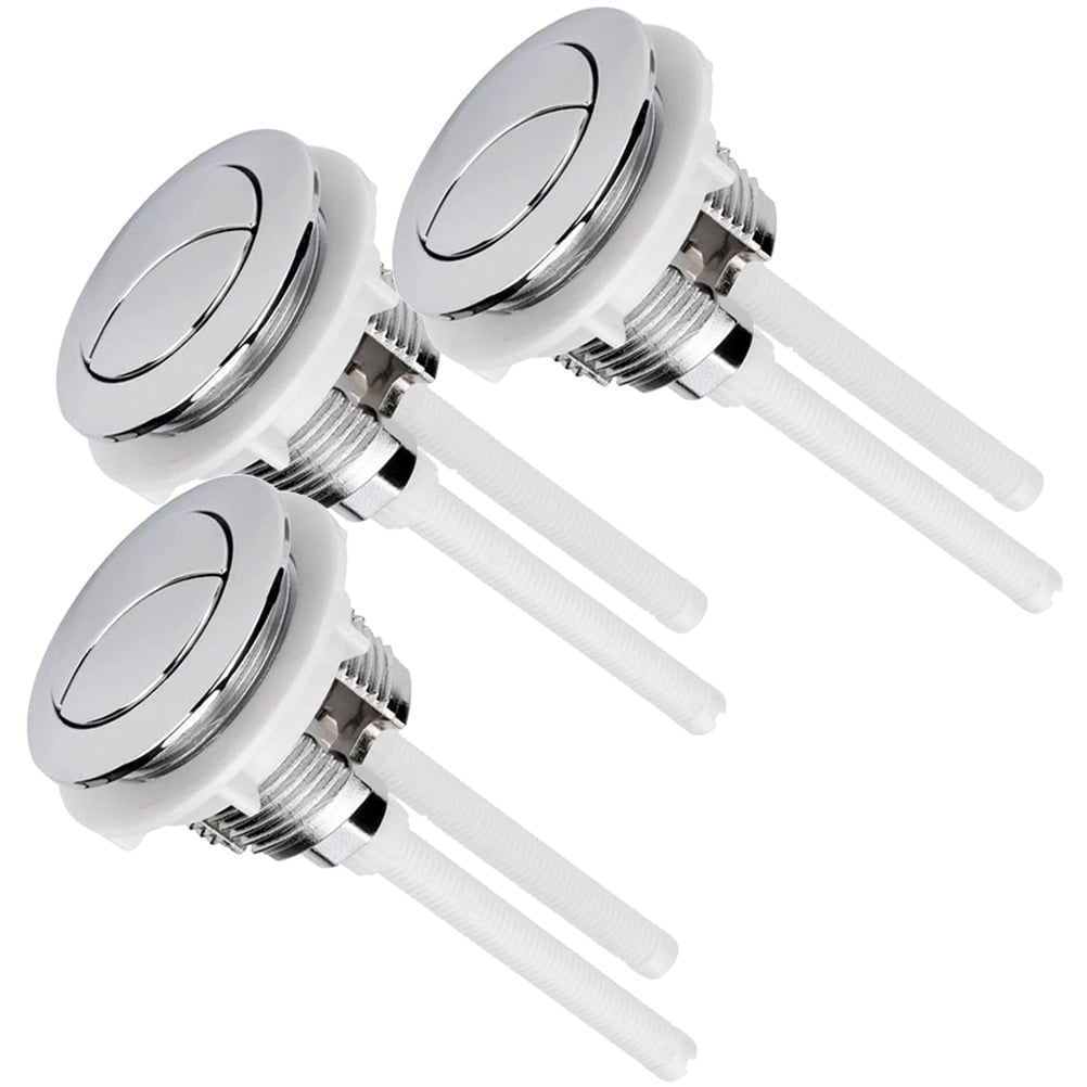 Toilet Tank Button Water Push Dual Flush Buttons Replacement Durable Accessories Round