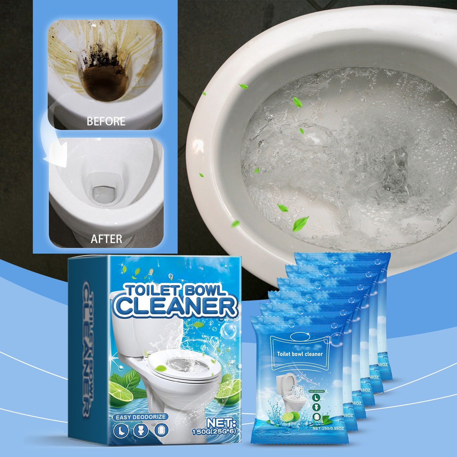 Toilet Tank Cleaner, 6 Pack, Automatic Toilet Descaler, Toilet Mold
