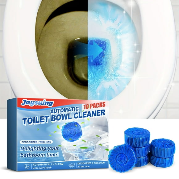 Toilet Tank Cleaner Tablets  Long-Lasting 20-Day Cleaning with Baking Soda & Lemon Extract, Bio-Enzyme Formula for Limescale & Rust Removal, Fresh Citrus Scent, Safe for All Toilets