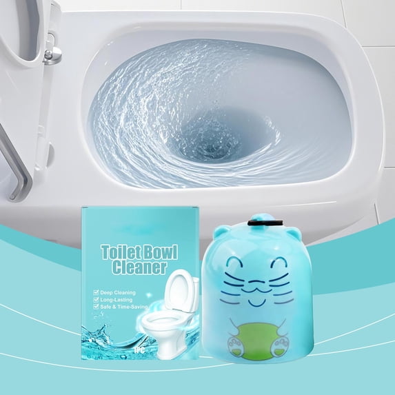 Toilet Tank Cleaning Tablets - 90g Drop-in Tank Tabs for Limescale, Rust & Odor Removal, Fresh Scent, Powerfully Cleans and Prevent Stain Build Up(3PC)