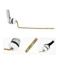 Toilet Tank Flush Lever Chrome Finish Handle Fittings Assembly Replacement Tools