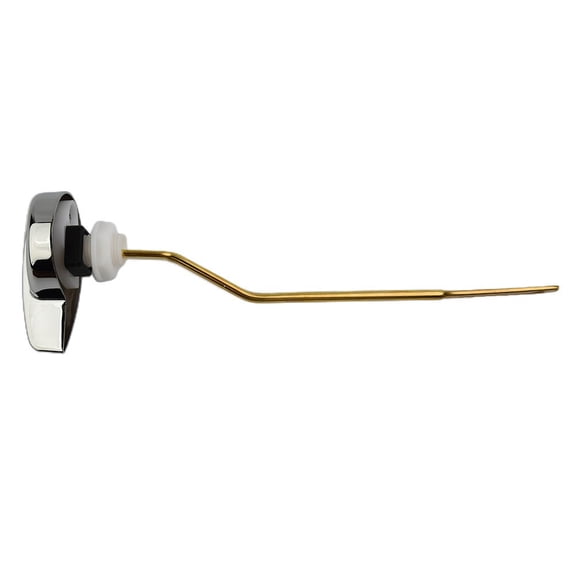 Toilet Tank Flush Lever Household Chrome Finish Toilet Wrench Handle Replacement Tools Toilet Parts