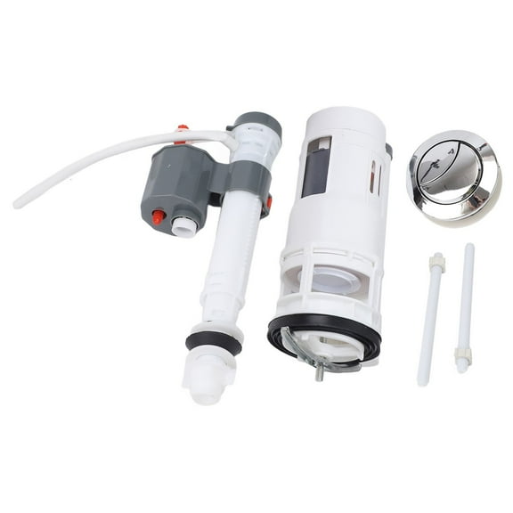 Toilet Tank Kits Cistern Toilet Fill Water Drain Flush Valve Button Set Repair Fittings Bathroom Fixture Toilet Repair Fittings