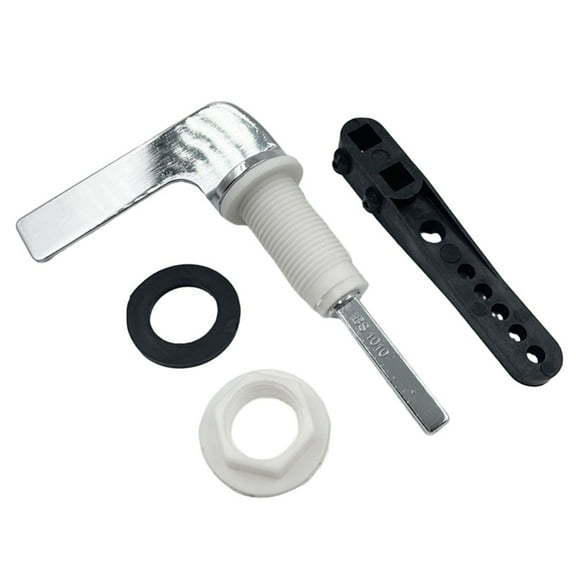 Toilet Tank Lever Toilet Flush Handle Decorative Toilet Handle Replacement Kit Tank Zinc Alloy Metal Toilet Flush Handle Lever