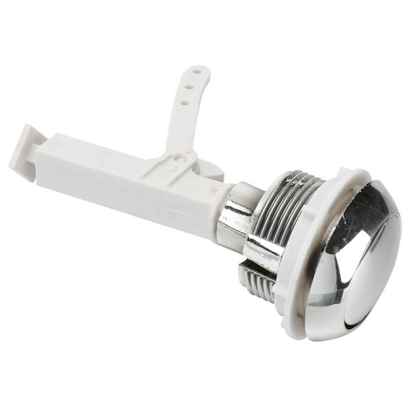 FOMIYES Plated Single Flush Toilet Button Replacement Compatible with Most Flush Toilets for Quick and Easy Repair