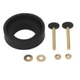 Toilet Tank To Bowl Sealing Gasket Rubber and Brass Toilet Tank To Bowl Repair Kit for Home