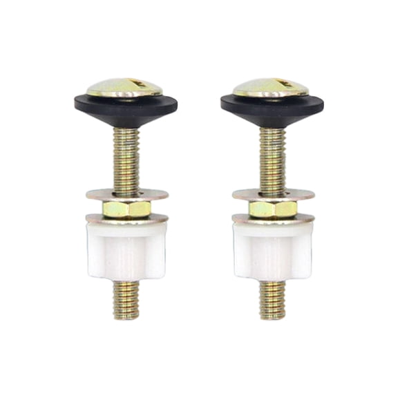 Toilet Tanks Bolt Replacement Steel Screws Seal Washers Nut Leakproof Design Easy Setups Tanks Mounting Systems