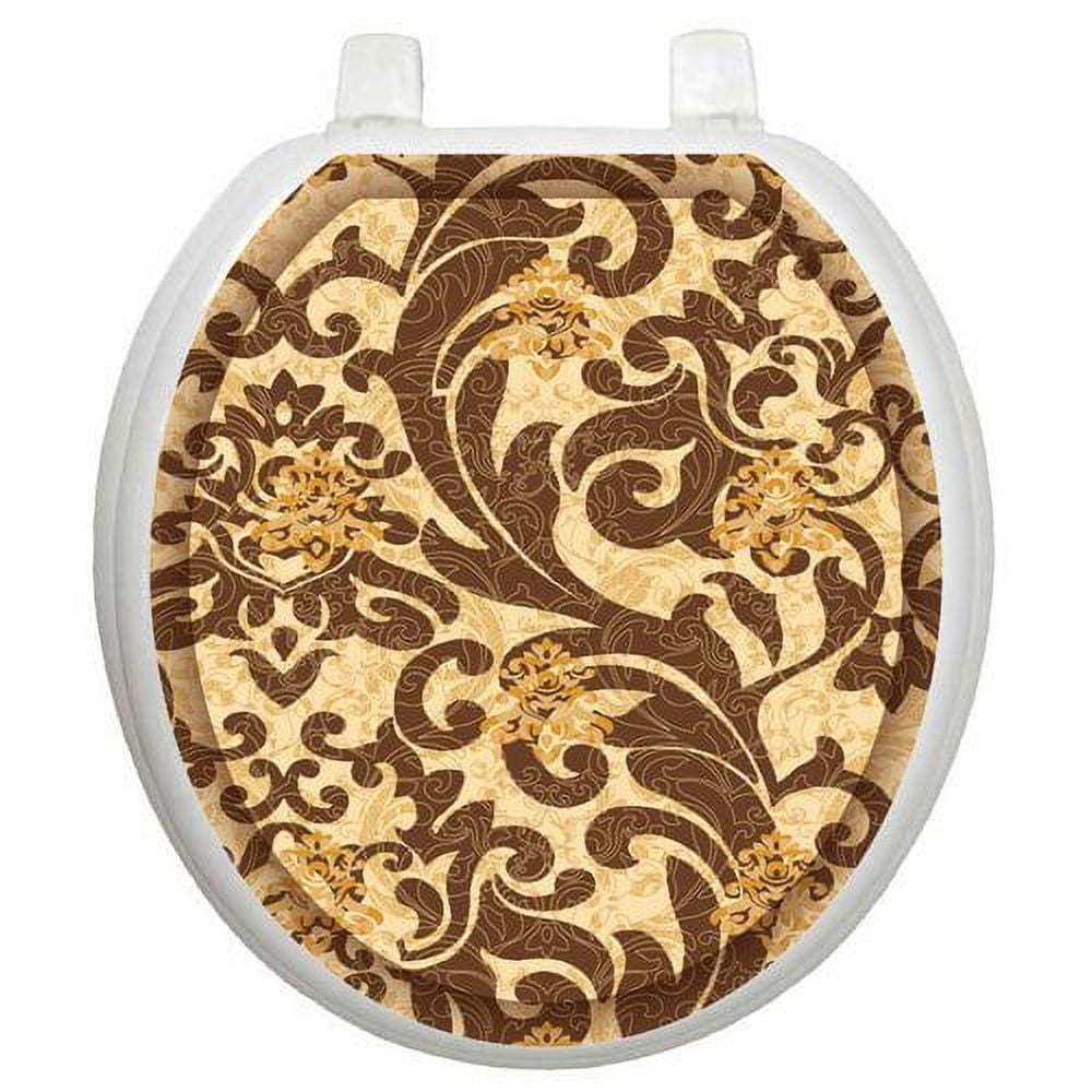 Toilet Tattoos Classic Tuscany Filigree Toilet Seat Decal