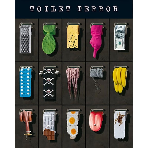 Toilet Terror 16"x20" Art Print Poster