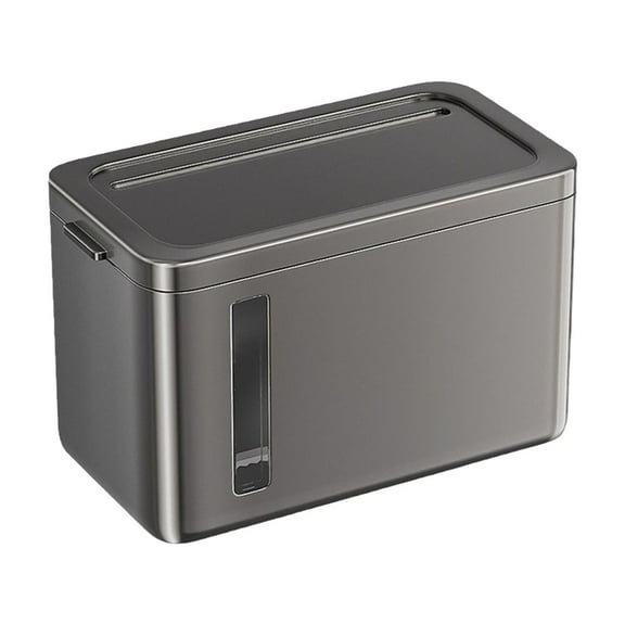 Toilet Tissue Box No Punching Shelf, Bathroom Waterproof Roll Paper Box, Visual Window Fully Wrapped For Waterproof And Protection, For Shower Area