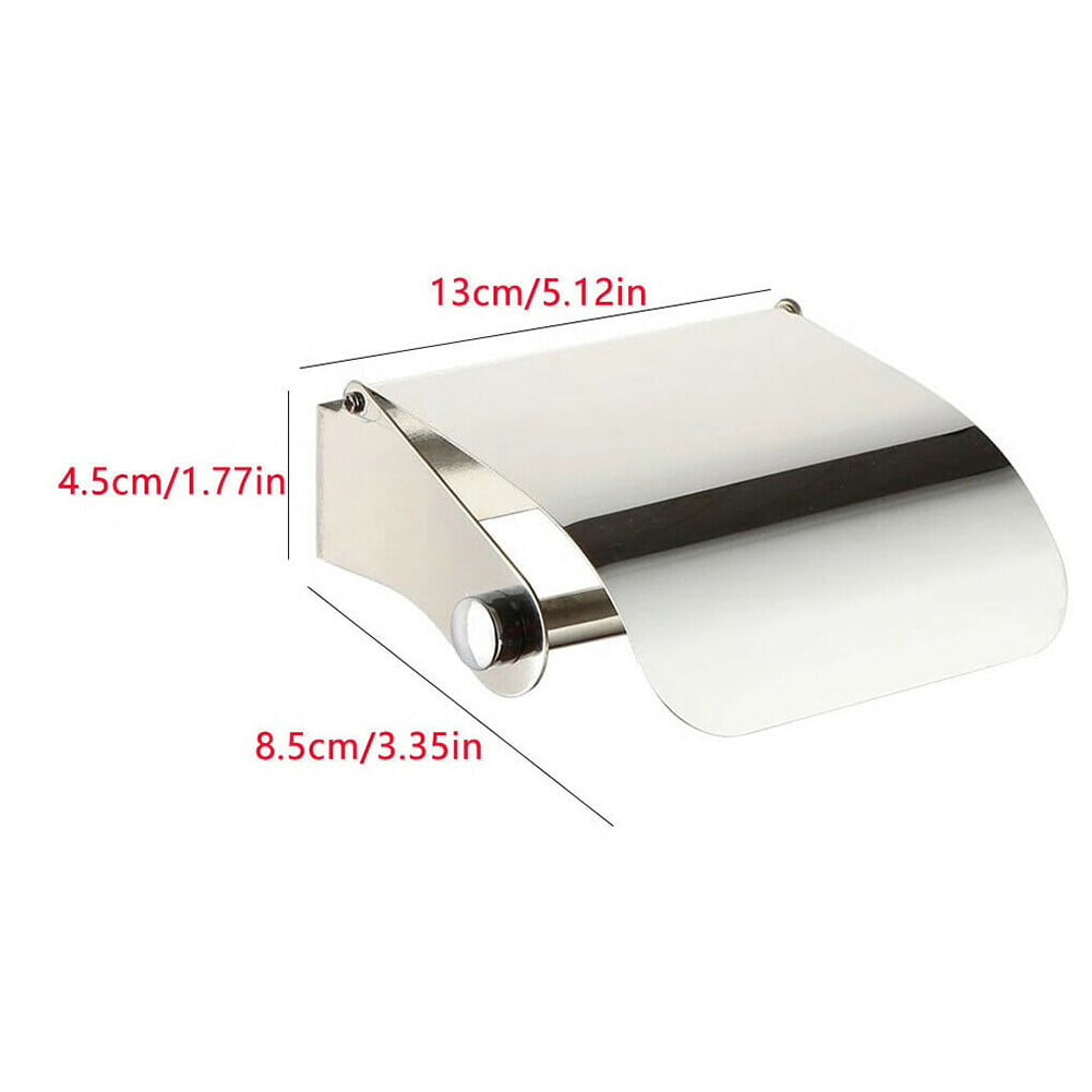 Toilet Tissue Roll Holder Paper Stand Dispensers Wall Mounted High ...