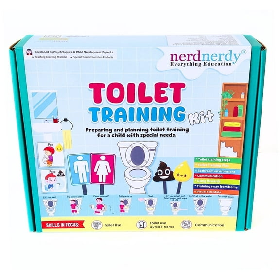 Toilet Training Kit/Children with Developmental Delays/Autism/Special Needs/Potty Training Visual Cards for Autism/Bathroom Training/Sensory Toy/Occupational Therapy/aba Therapy Materials