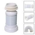thumbnail image 1 of Toilet Waste Soil Pipe 200-500mm Flexible Waste Pan Connector WC Loo Repair Pvc Flexible Wc Pan Connector, 1 of 8